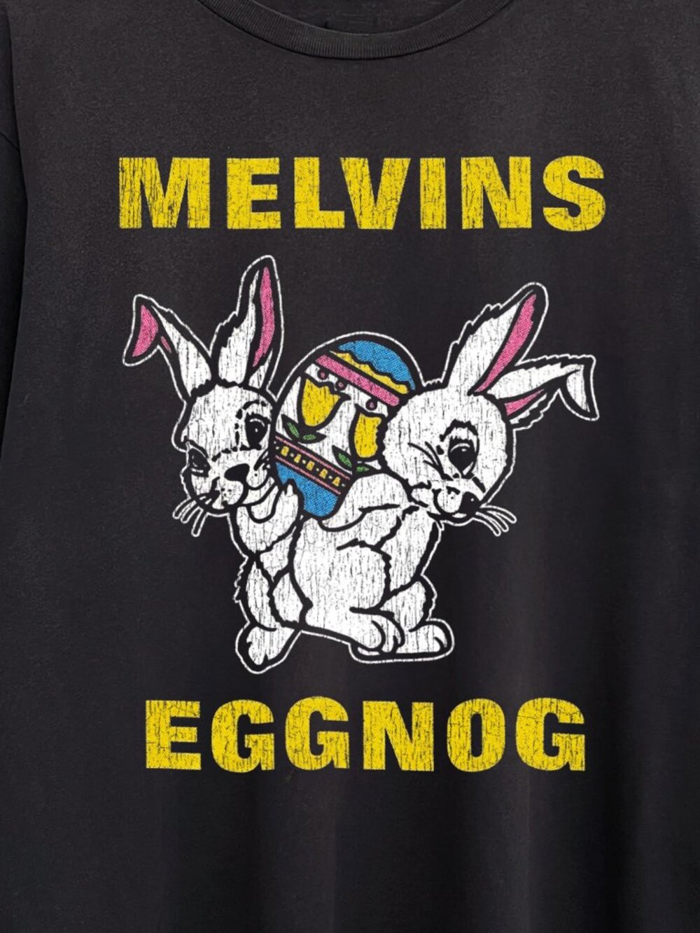 Rare Melvins Eggnog Washed Black Tee - Picture 2 of 5